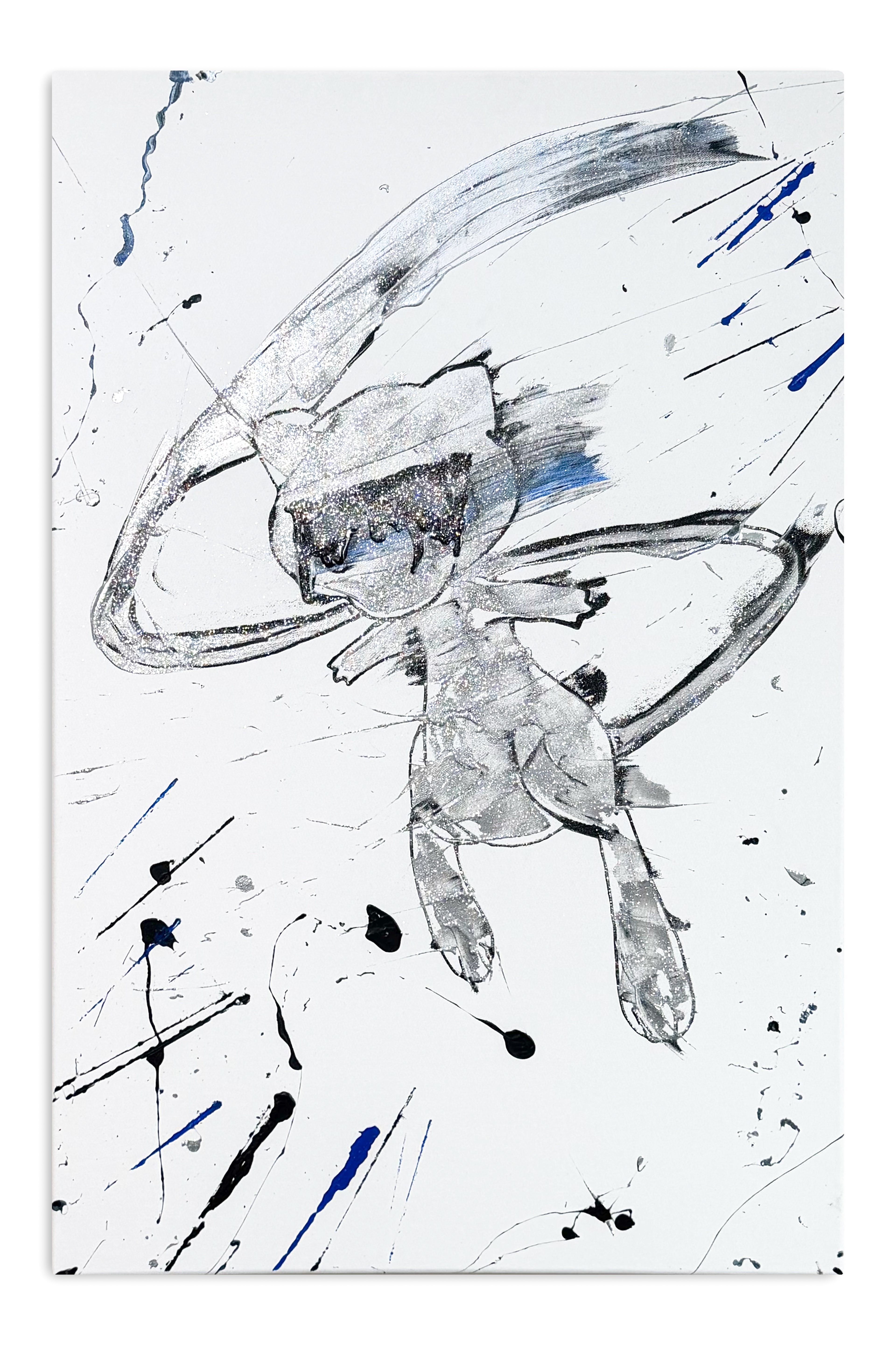 Shining Mew 24x36 (Original)